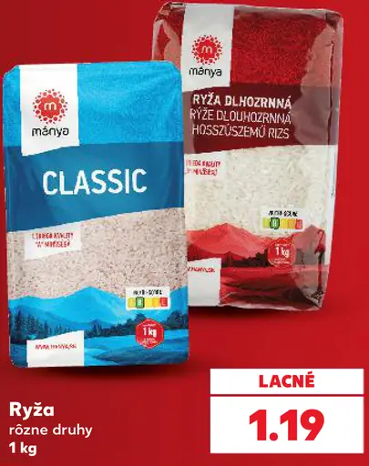 Mánya ryža classic