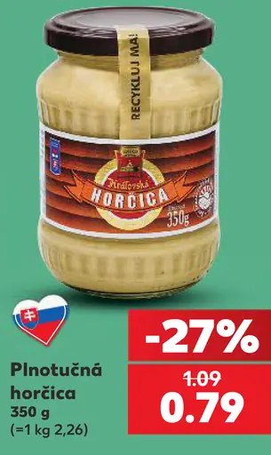 Plnotučná horčica