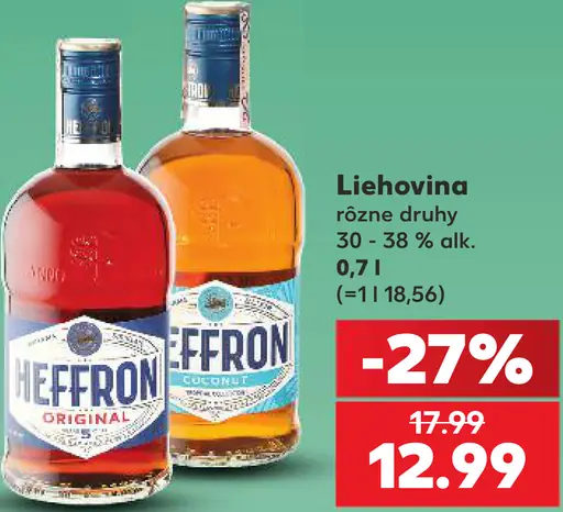 Heffron liehovina – Original, Coconut