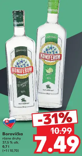 Koniferum borovička
