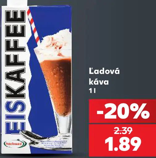 Eiskaffee ľadová káva