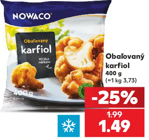 Nowaco Obaľovaný karfiol