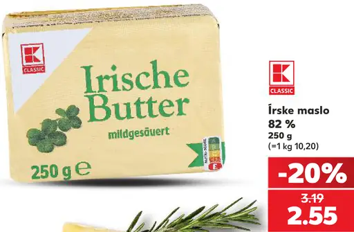 K-Classic Írske maslo 82 %