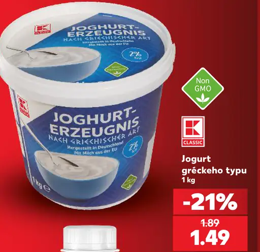 K-Classic jogurt gréckeho typu