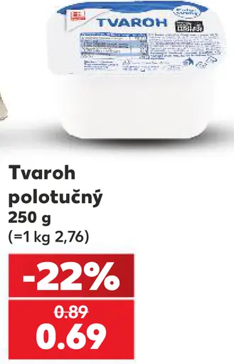 Tvaroh polotučný