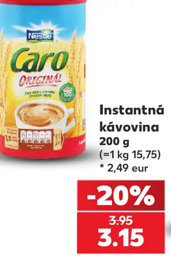 Caro Original instantná kávovina