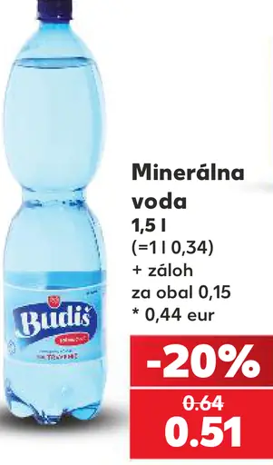 Budiš minerálna voda