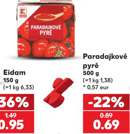 K-Classic paradajkové pyré