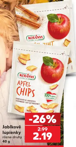 Kotányi jablkové lupienky