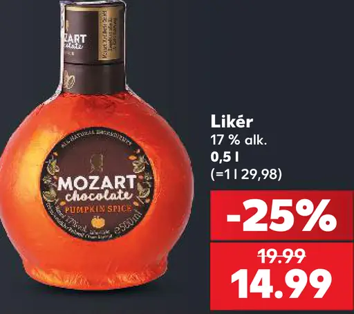 Mozart Chocolate Pumpkin Spice likér