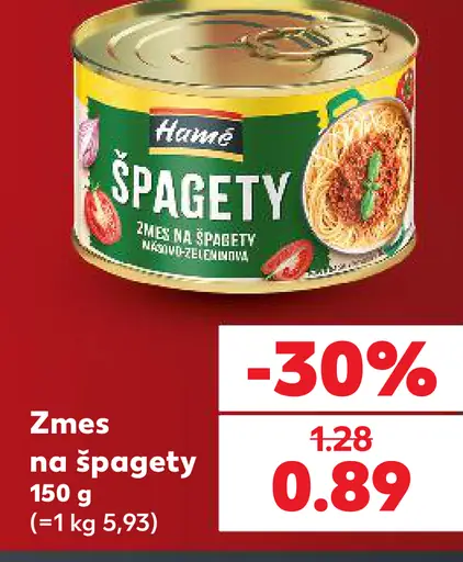 Hamé Zmes na špagety