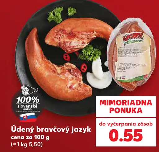 Údený bravčový jazyk