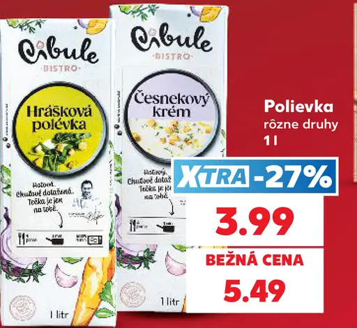 Cibule Bistro Hrášková polievka