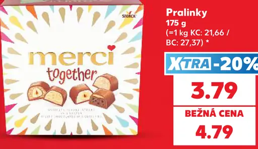 Merci together pralinky