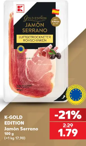 K-Gold Edition Jamón Serrano