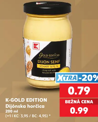 K-Gold Edition Dijonská horčica