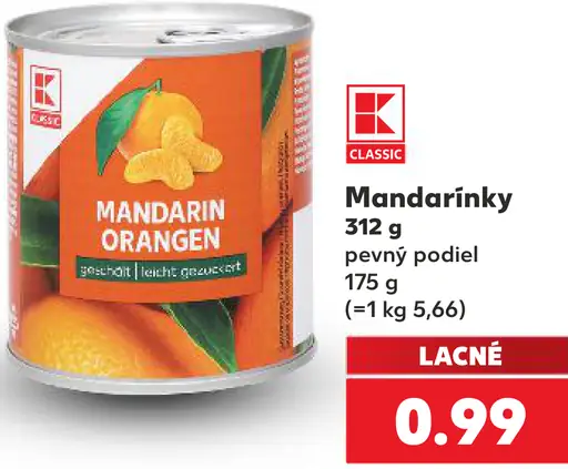 K-Classic Mandarínky