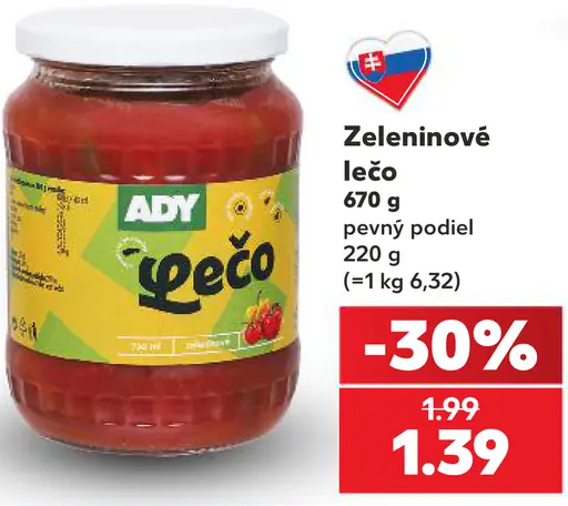 Ady Pečo zeleninové lečo