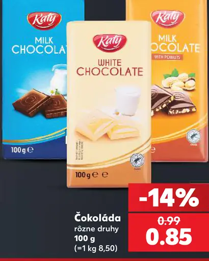 Katy mliečna čokoláda
