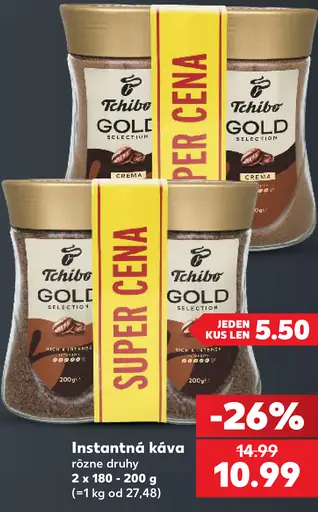 Tchibo Gold Selection instantná káva