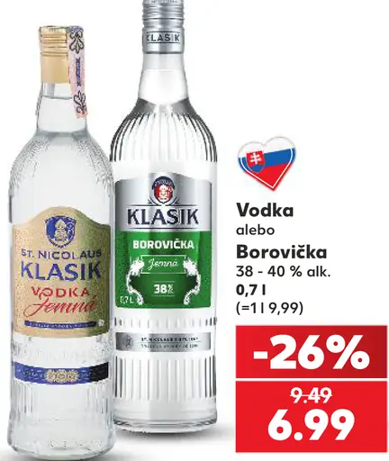 Borovička alebo vodka