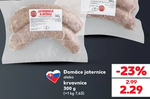 Jaternice s ryžou