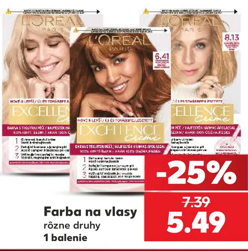 L'Oréal Excellence farba na vlasy