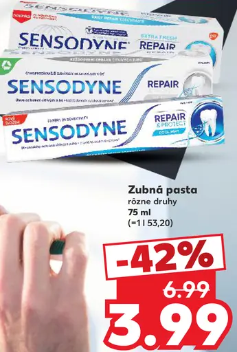 Sensodyne zubná pasta