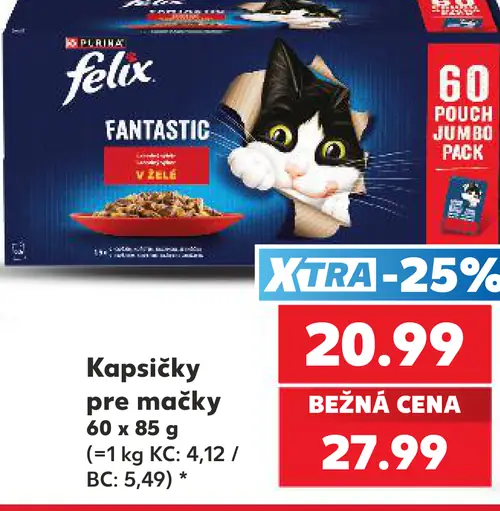 Felix Fantastic kapsičky pre mačky