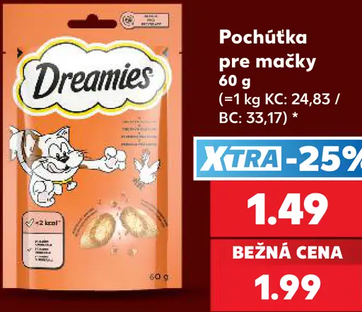 Dreamies pochúťka pre mačky
