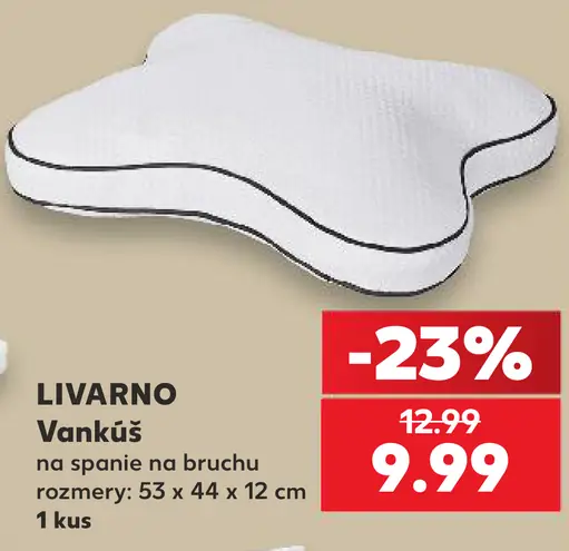 Livarno vankúš na spanie na bruchu