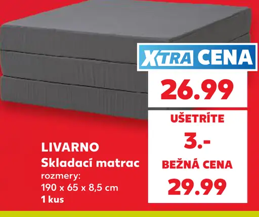 Livarno skladací matrac
