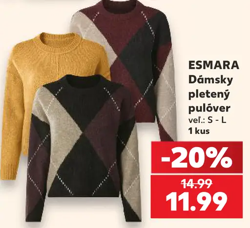 Esmara dámsky pletený pulóver