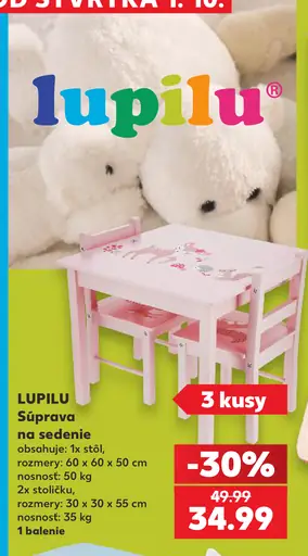 Lupilu Súprava na sedenie
