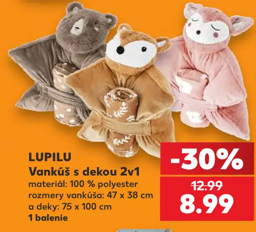 Lupilu vankúš s dekou 2v1