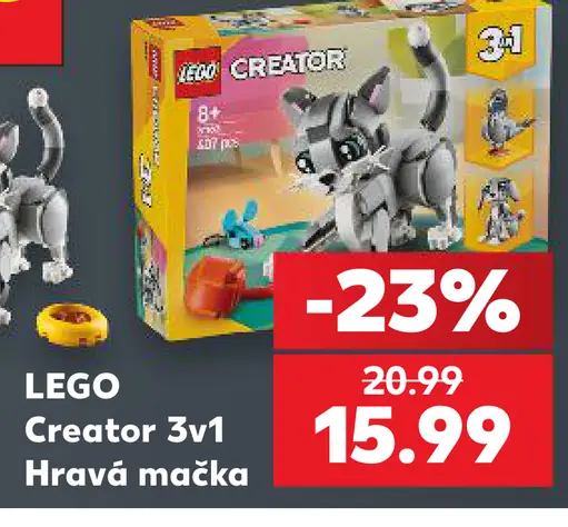 LEGO Creator 3v1 Hravá mačka