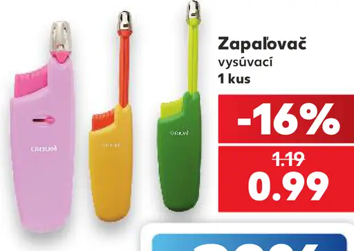 Vysúvací zapaľovač