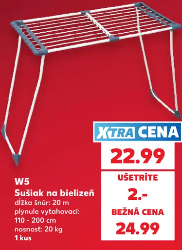 W5 Sušiak na bielizeň