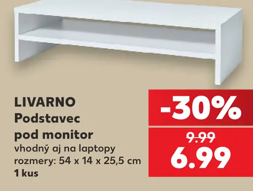 Livarno podstavec pod monitor