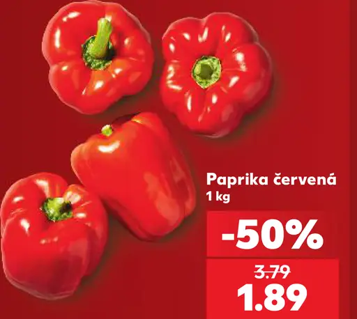 Paprika červená