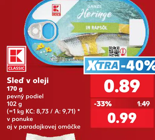 K-Classic Sled v oleji