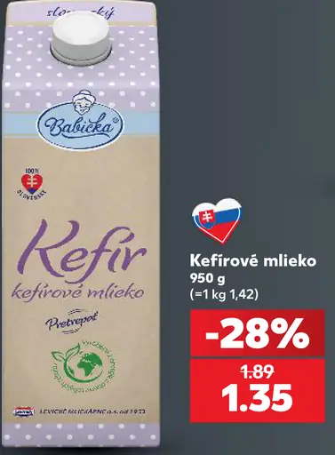 Babicka Kefírové mlieko