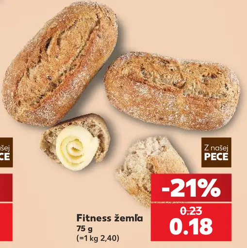 Fitness žemľa