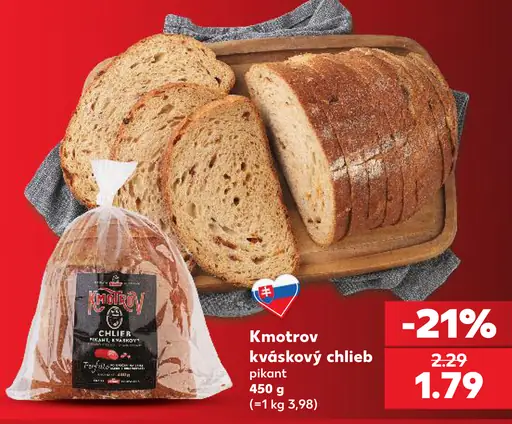 Kmotrov kváskový chlieb pikant