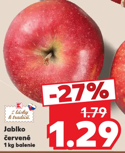 Jablko červené