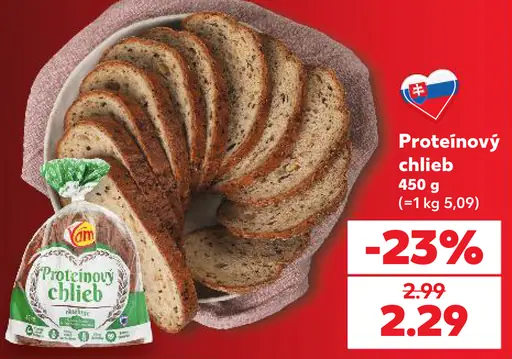 Proteinový chlieb