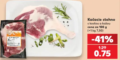 Kačacie stehná s kožou