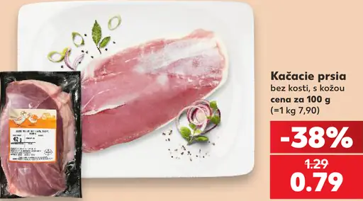 Kačacie prsia bez kosti a kožou