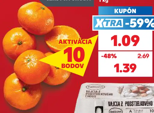 Vajcia M zo podstielkového chovu