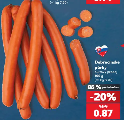 Debrecínske párky